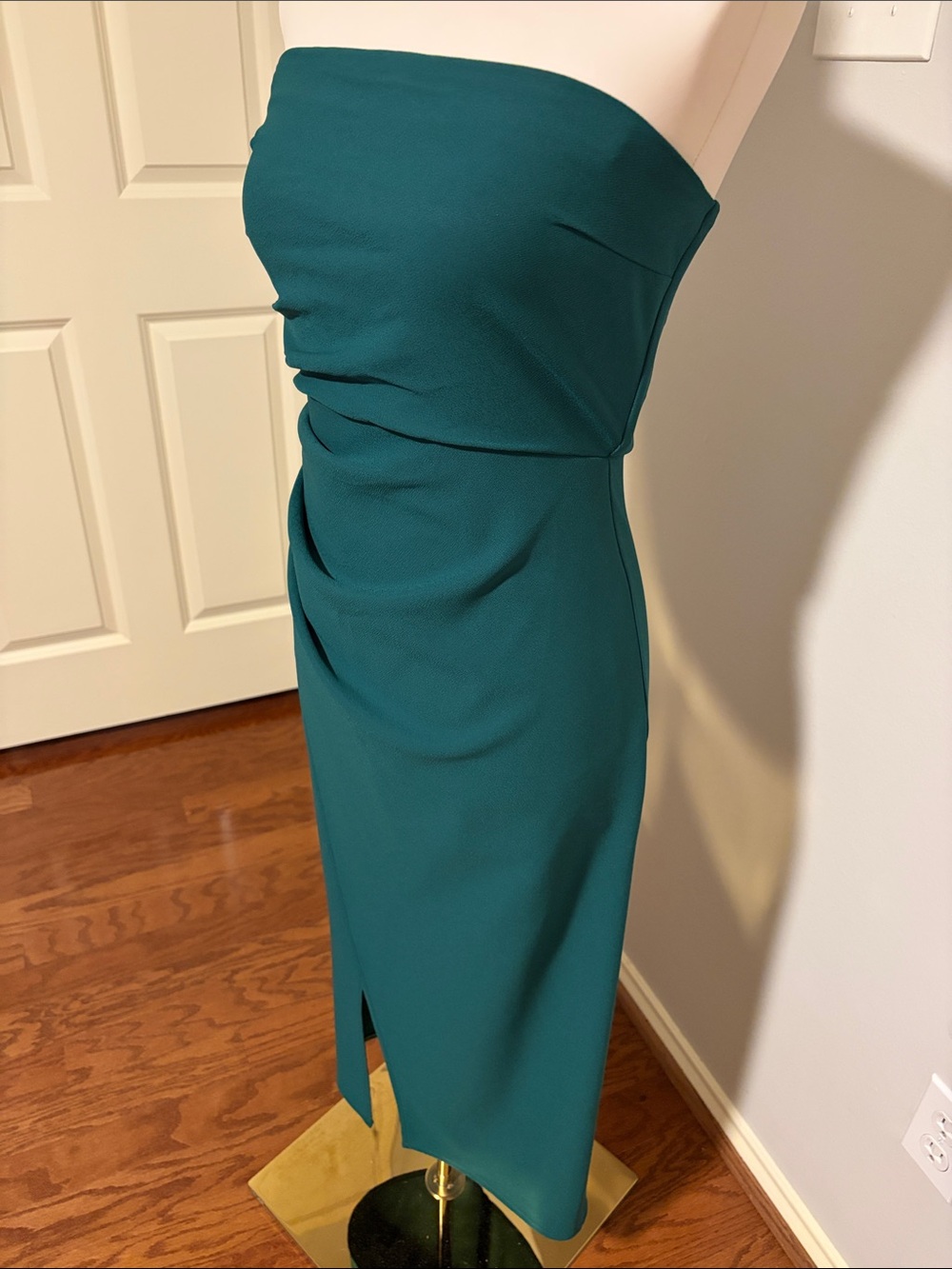 NWT Abercrombie & Fitch Women's Midi Length Dress in Green Size Small
